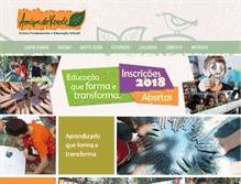 Tablet Screenshot of amigosdoverde.com.br